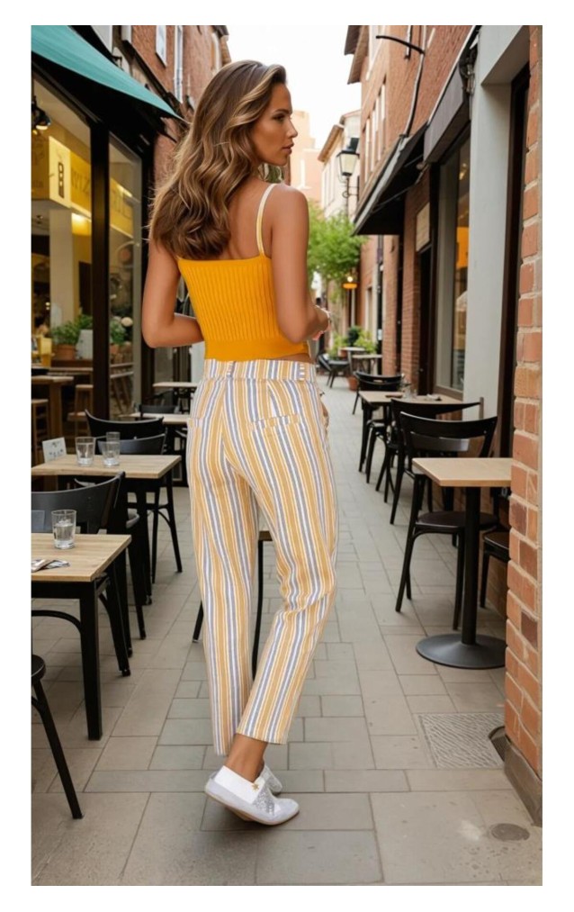 Pasaklı Giyim Dar Kesim Havuç Pantolon 3394210 Hardal