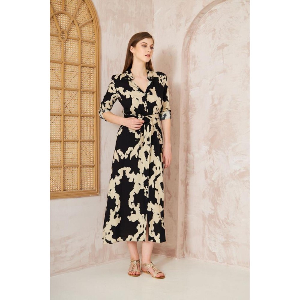 Pasaklı Giyim Pasaklı Giyim Kadın %100 Viskon Elbise Siyah - Premium Kadın Giyim