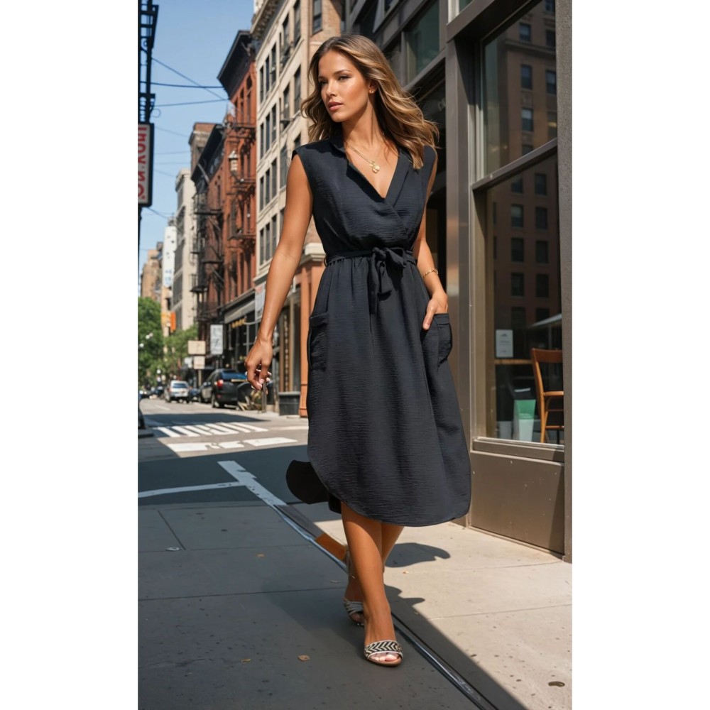 Pasaklı Giyim Pasaklı Giyim Kadın Tunik Elbise Siyah - Premium Kadın Giyim