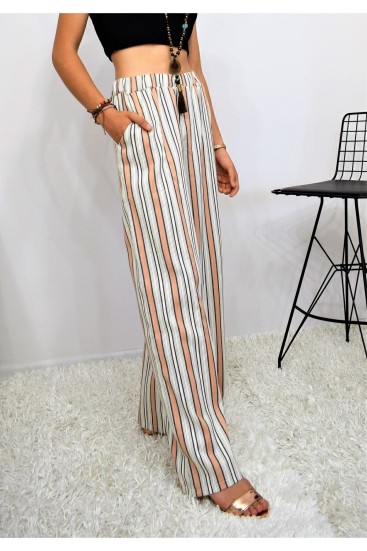 Pasaklı Giyim Kadın Beli Lastikli Pantolon 3258200 Kiremit