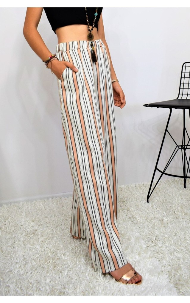 Pasaklı Giyim Kadın Beli Lastikli Pantolon 3258200 Kiremit