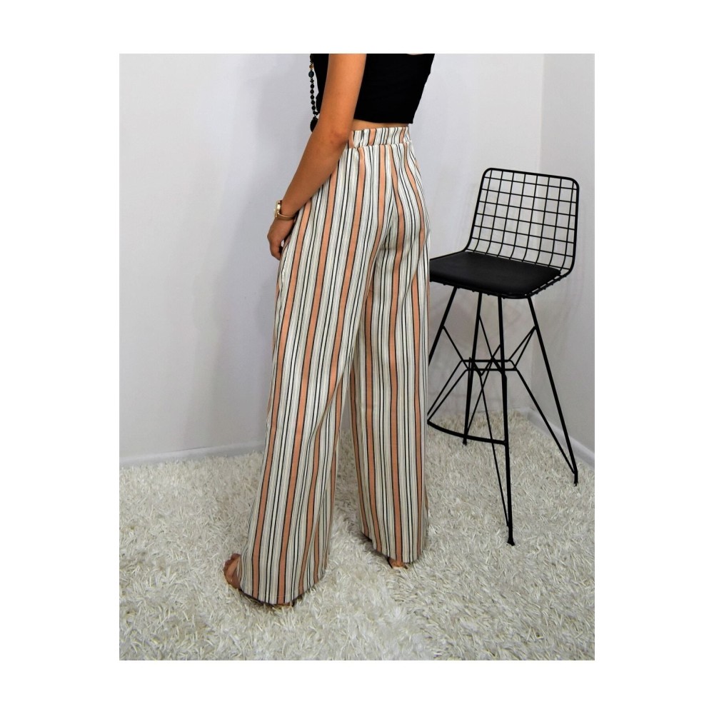 Pasaklı Giyim Pasaklı Giyim Kadın Beli Lastikli Pantolon Kiremit - Premium Kadın Giyim