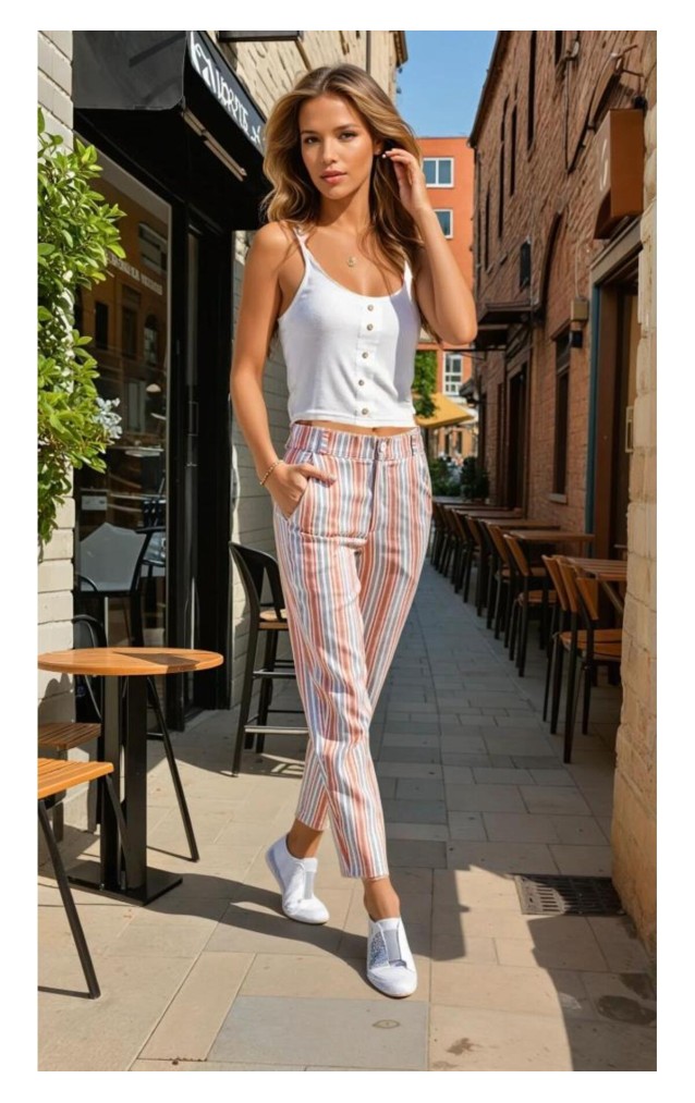 Pasaklı Giyim Dar Kesim Havuç Pantolon 3394210 Kiremit