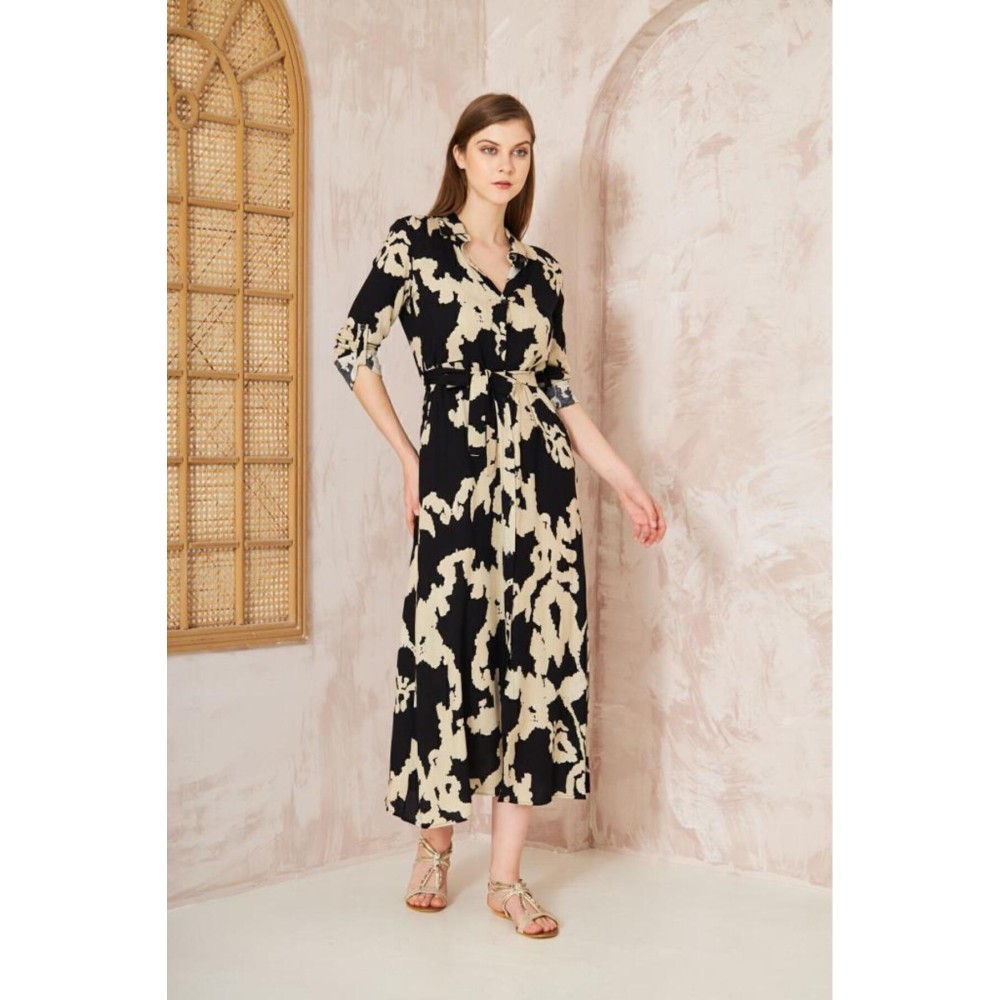 Pasaklı Giyim Pasaklı Giyim Kadın %100 Viskon Elbise Siyah - Premium Kadın Giyim