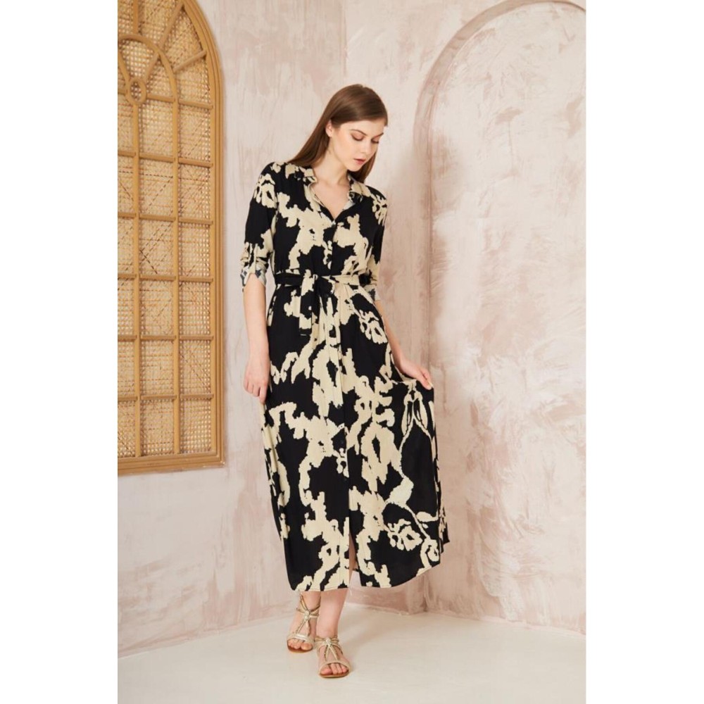 Pasaklı Giyim Pasaklı Giyim Kadın %100 Viskon Elbise Siyah - Premium Kadın Giyim