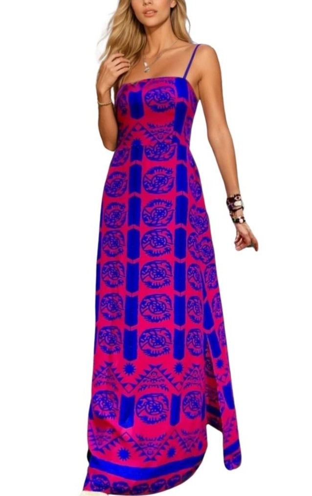 Pasaklı Giyim Kadın Sırtı Lastikli  Viskon Elbise 3627400 Fuşya