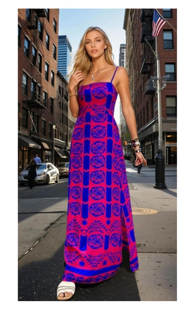 Pasaklı Giyim Kadın Sırtı Lastikli  Viskon Elbise 3627400 Fuşya