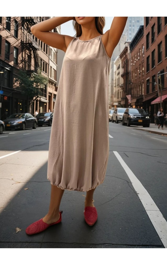 Pasaklı Giyim Kadın Eteği Lastikli Aerobin  Yazlık Elbise 3657286 Pudra