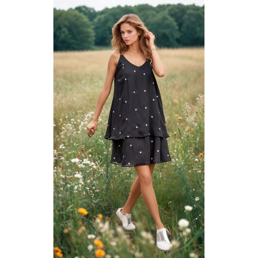 Pasaklı Giyim Pasaklı Giyim Kadın Şifon Elbise Siyah - Premium Kadın Giyim