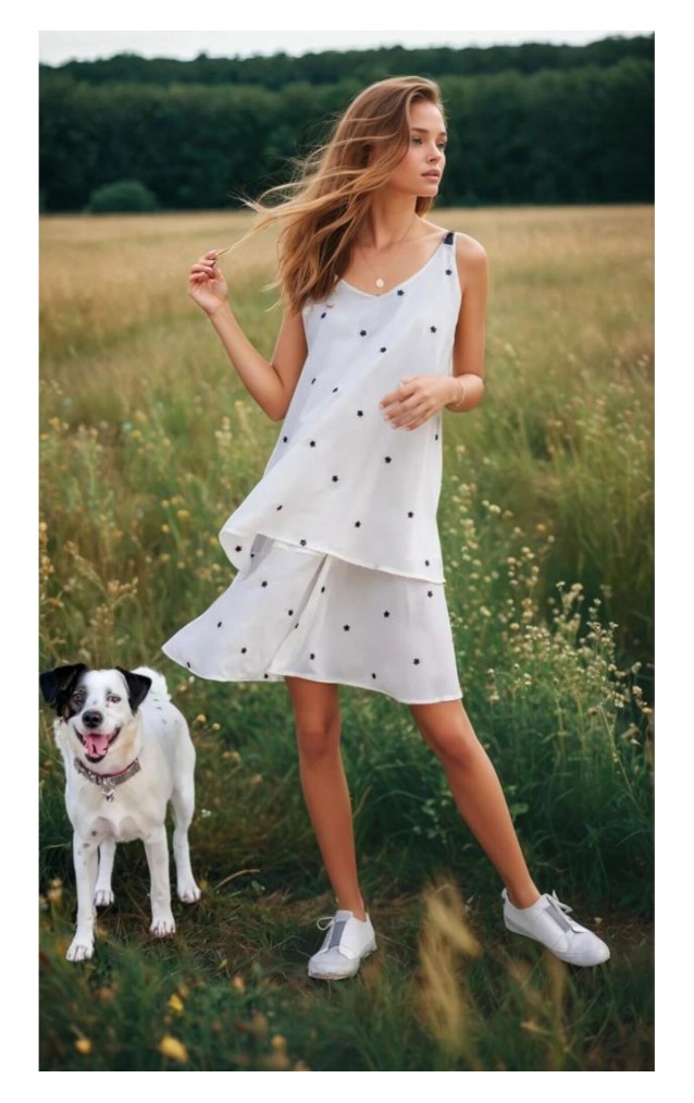 Pasaklı Giyim Kadın Şifon Elbise 3420300 Beyaz