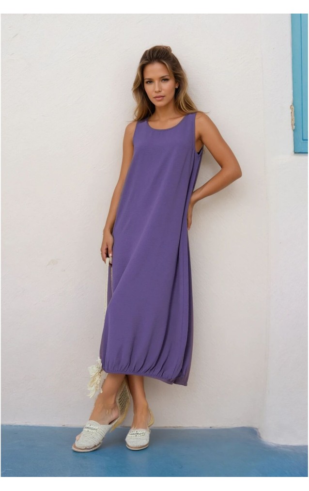 Pasaklı Giyim Kadın Eteği Lastikli Aerobin  Yazlık Elbise 3657286 Lila