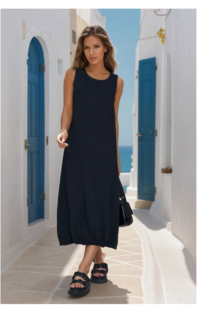 Pasaklı Giyim Kadın Eteği Lastikli Aerobin  Yazlık Elbise 3657286 Siyah