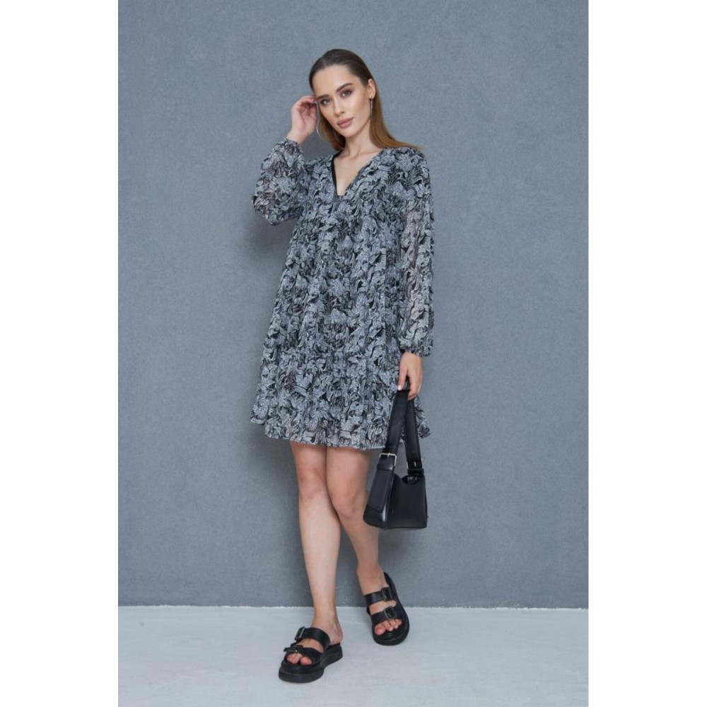 Pasaklı Giyim Pasaklı Giyim Kadın Şifon Elbise Siyah - Premium Kadın Giyim