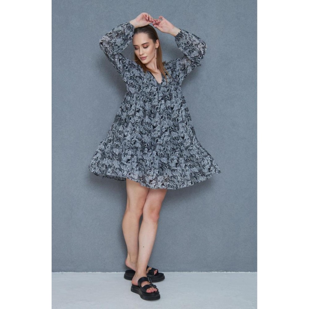 Pasaklı Giyim Pasaklı Giyim Kadın Şifon Elbise Siyah - Premium Kadın Giyim