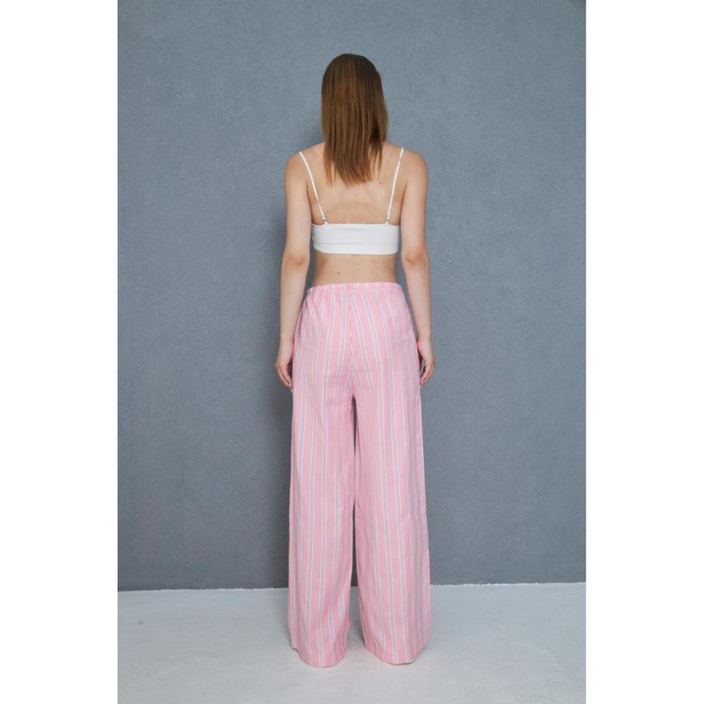 Pasaklı Giyim Pasaklı Giyim Kadın Fistolu Poplin Pantolon Fuşya - Premium Kadın Giyim