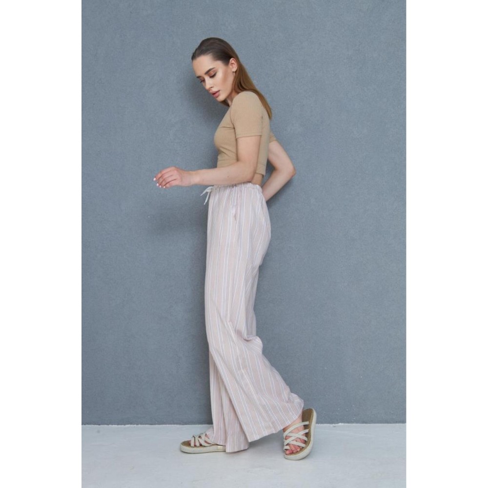 Pasaklı Giyim Pasaklı Giyim Kadın Fistolu Poplin Pantolon Bej - Premium Kadın Giyim