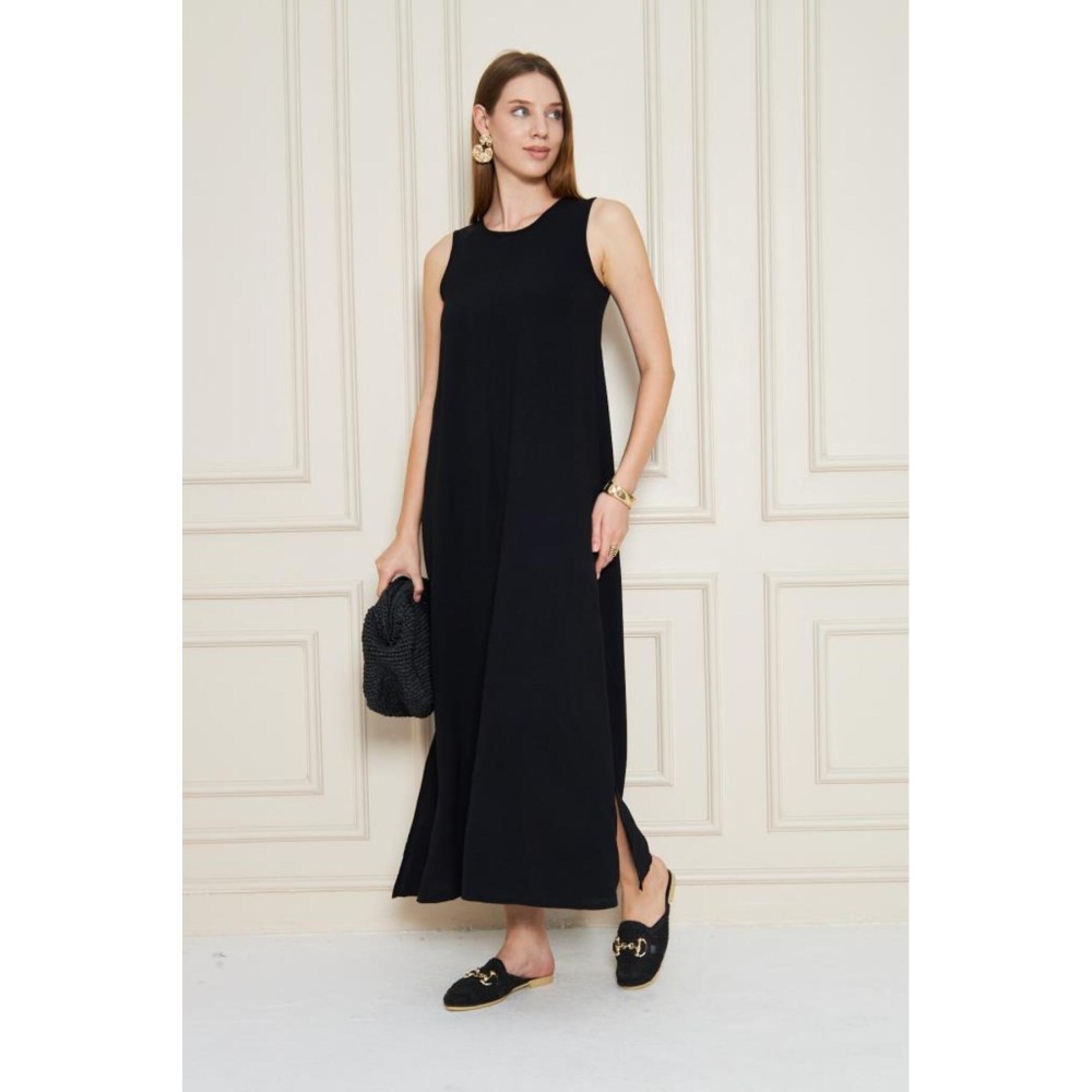 Pasaklı Giyim Pasaklı Giyim Kadın Bilek Boy Siyah - Premium Kadın Giyim