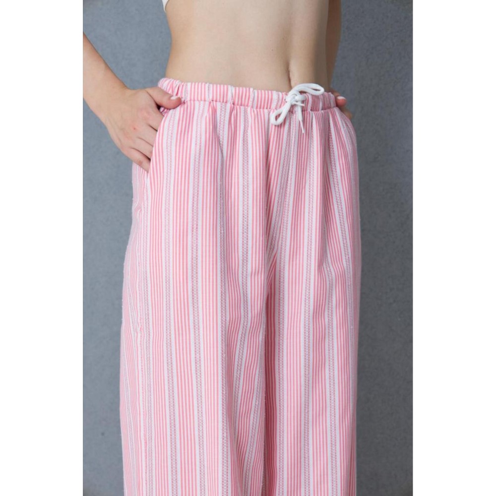 Pasaklı Giyim Pasaklı Giyim Kadın Fistolu Poplin Pantolon Fuşya - Premium Kadın Giyim