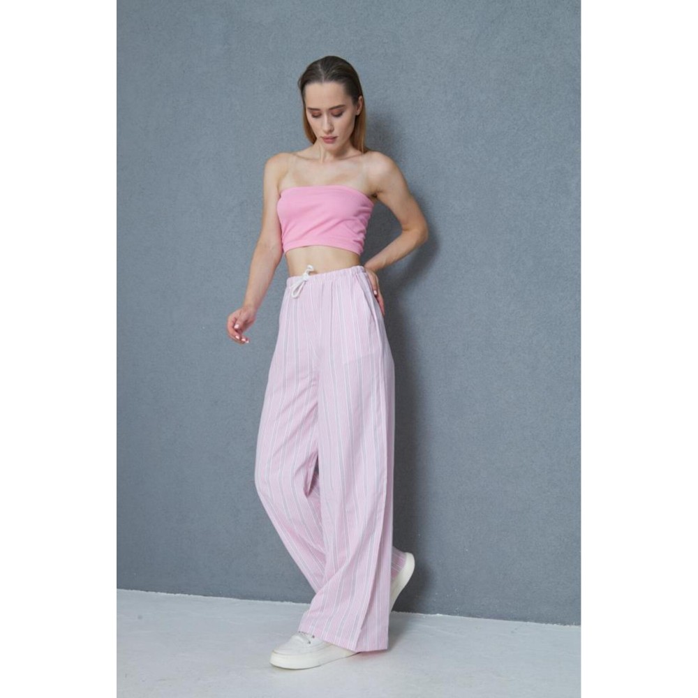 Pasaklı Giyim Pasaklı Giyim Kadın Fistolu Poplin Pantolon Pembe - Premium Kadın Giyim