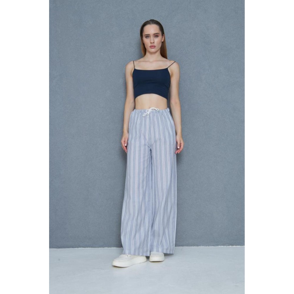 Pasaklı Giyim Pasaklı Giyim Kadın Fistolu Poplin Pantolon Siyah - Premium Kadın Giyim