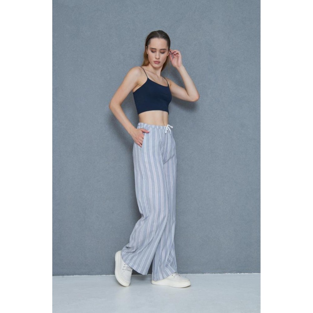 Pasaklı Giyim Pasaklı Giyim Kadın Fistolu Poplin Pantolon Siyah - Premium Kadın Giyim