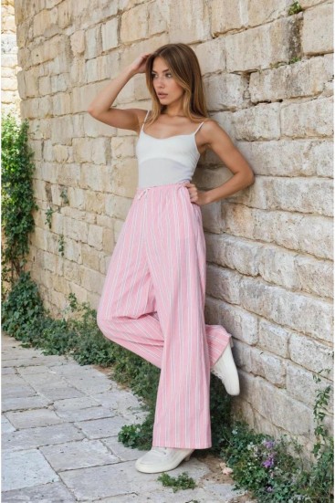 Pasaklı Giyim Kadın Fistolu Poplin Pantolon 3757176 Fuşya