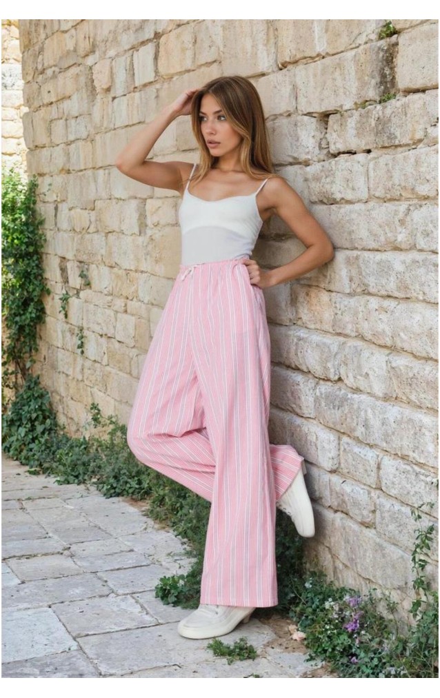 Pasaklı Giyim Kadın Fistolu Poplin Pantolon 3757176 Fuşya