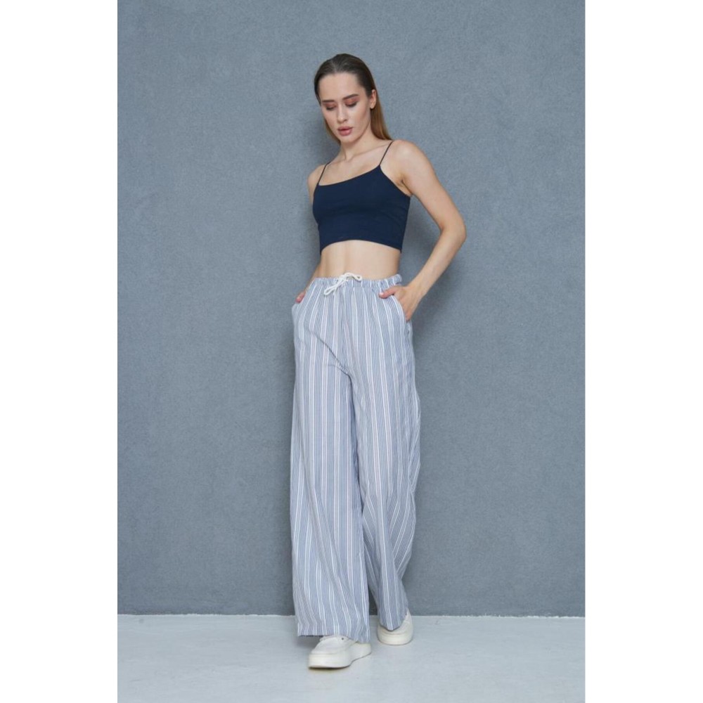 Pasaklı Giyim Pasaklı Giyim Kadın Fistolu Poplin Pantolon Siyah - Premium Kadın Giyim