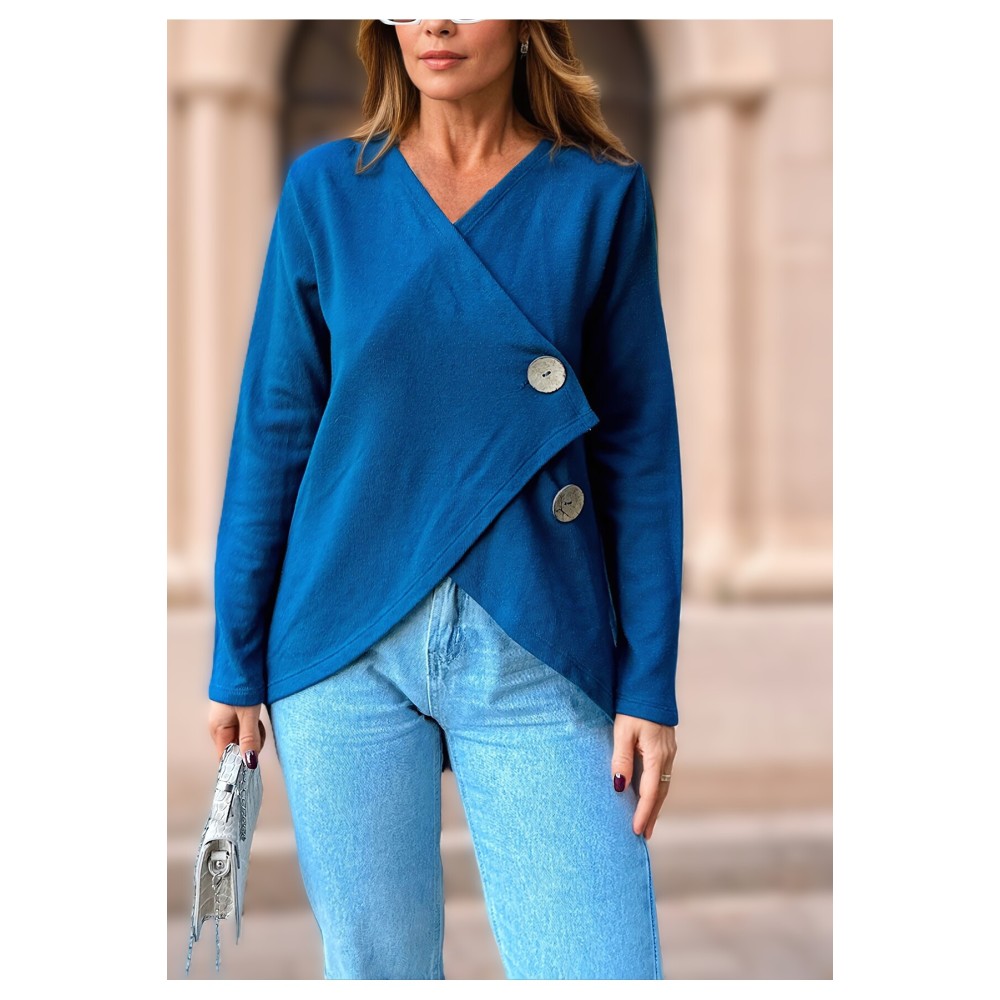 Pasaklı Giyim Pasaklı Giyim Kadın Salaş Hırka Zümrüt - Premium Kadın Giyim