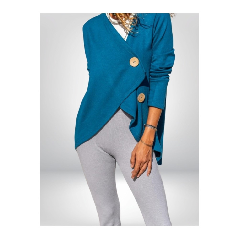 Pasaklı Giyim Pasaklı Giyim Kadın Salaş Hırka Zümrüt - Premium Kadın Giyim