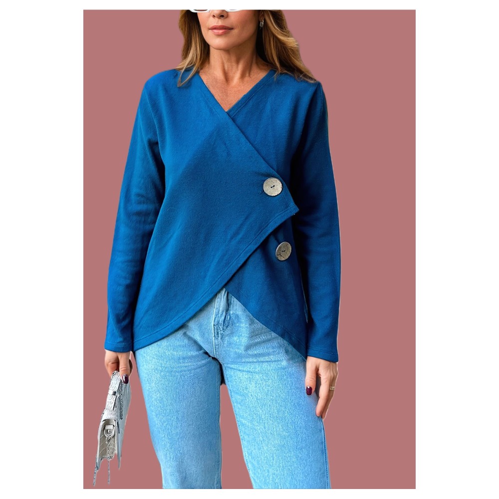 Pasaklı Giyim Pasaklı Giyim Kadın Salaş Hırka Zümrüt - Premium Kadın Giyim