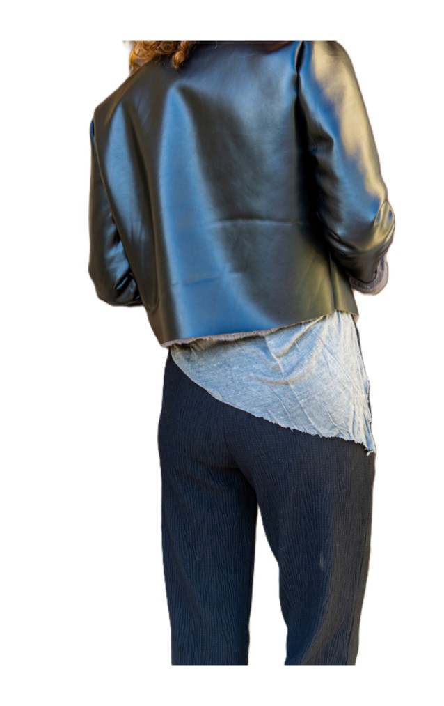 Pasaklı Giyim Kadın Deri Mont 3301396 Antrasit