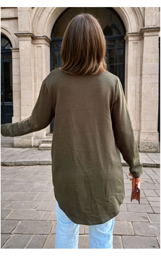 Pasaklı Giyim Kadın Salaş Hırka 3328264 Haki