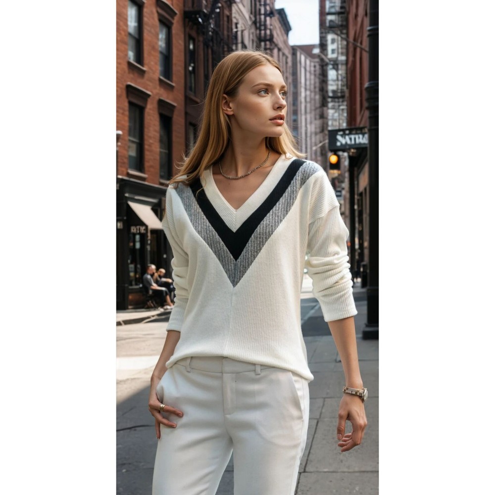 Pasaklı Giyim Pasaklı Giyim Yumoş Kazak Ekru - Premium Kadın Giyim