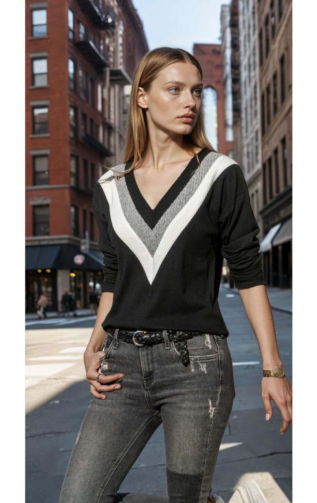 Pasaklı Giyim Yumoş Kazak 2750232 Siyah