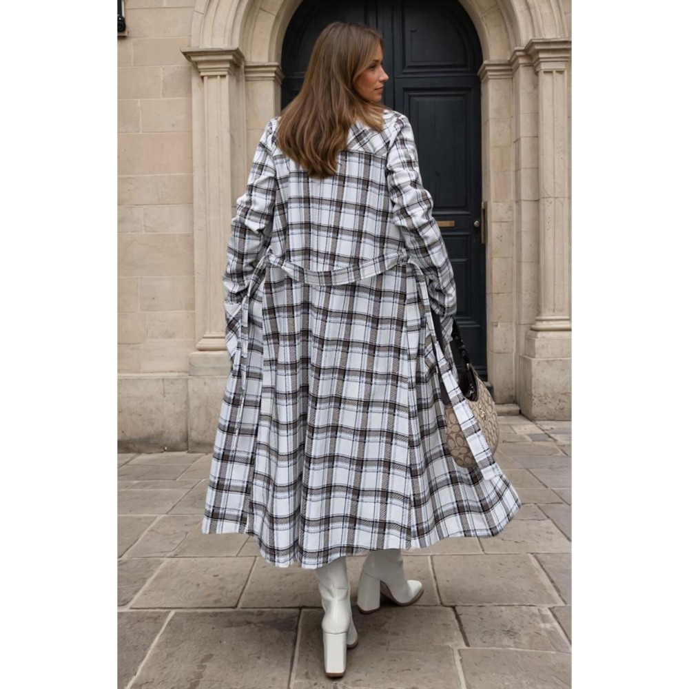 Pasaklı Giyim Pasaklı Giyim Kadın Ekstra Oversize Trençkot Vizon - Premium Kadın Giyim