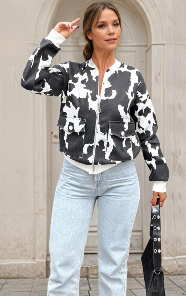 Pasaklı Giyim Kadın Bomber Mont 3567253 Siyah