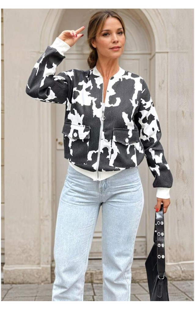 Pasaklı Giyim Kadın Bomber Mont 3567253 Siyah