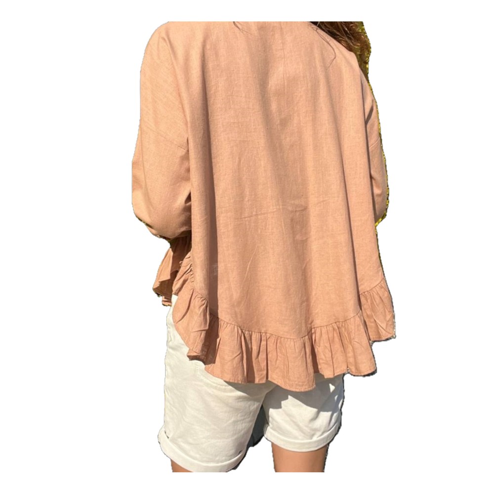 Pasaklı Giyim Pasaklı Giyim Kadın %100 Pamuk Gömlek Camel - Premium Kadın Giyim