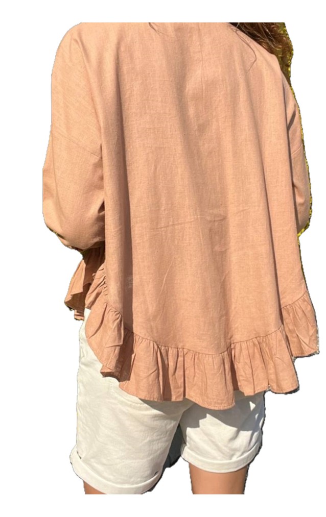 Pasaklı Giyim Kadın %100 Pamuk Gömlek 3570330 Camel