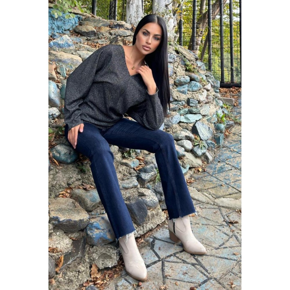 Pasaklı Giyim Pasaklı Giyim Kadın Kazak Siyah - Premium Kadın Giyim