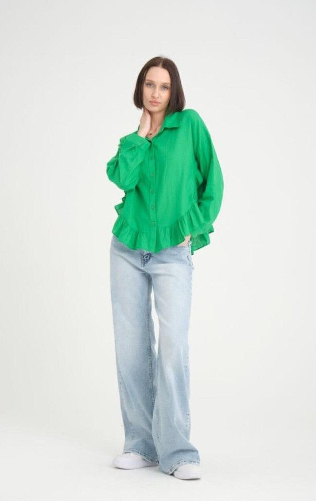 Pasaklı Giyim Kadın %100 Pamuk Gömlek 3570330 Benetton