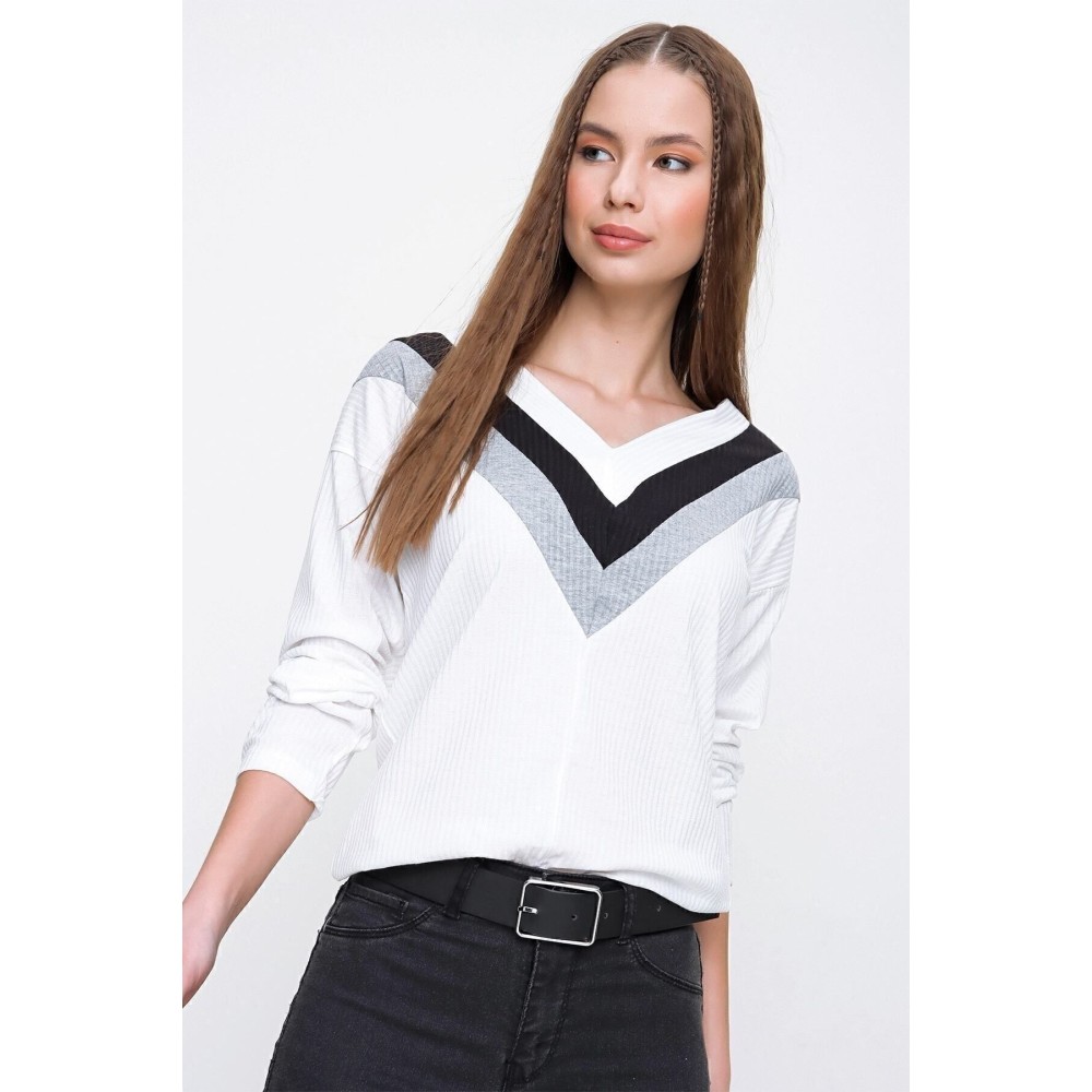 Pasaklı Giyim Pasaklı Giyim Yumoş Kazak Ekru - Premium Kadın Giyim