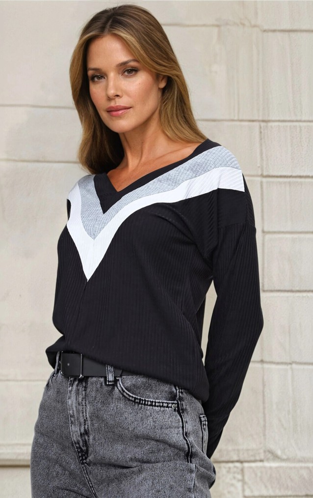 Pasaklı Giyim Yumoş Kazak 2750232 Siyah