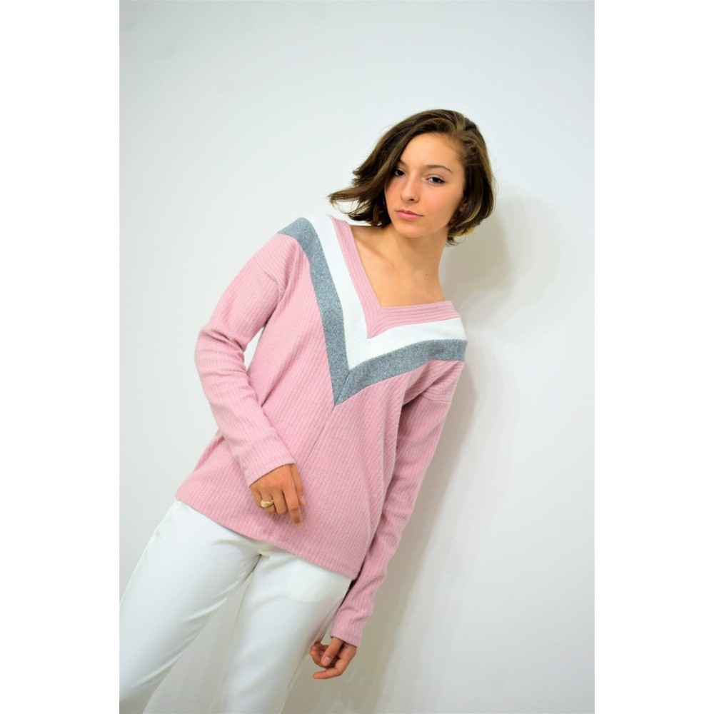 Pasaklı Giyim Pasaklı Giyim Yumoş Kazak Pudra - Premium Kadın Giyim