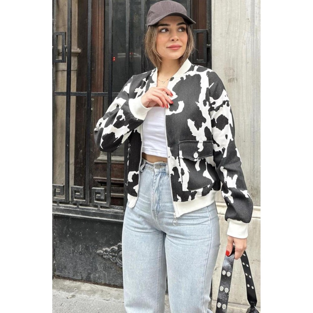 Pasaklı Giyim Pasaklı Giyim Kadın Bomber Mont Siyah - Premium Kadın Giyim