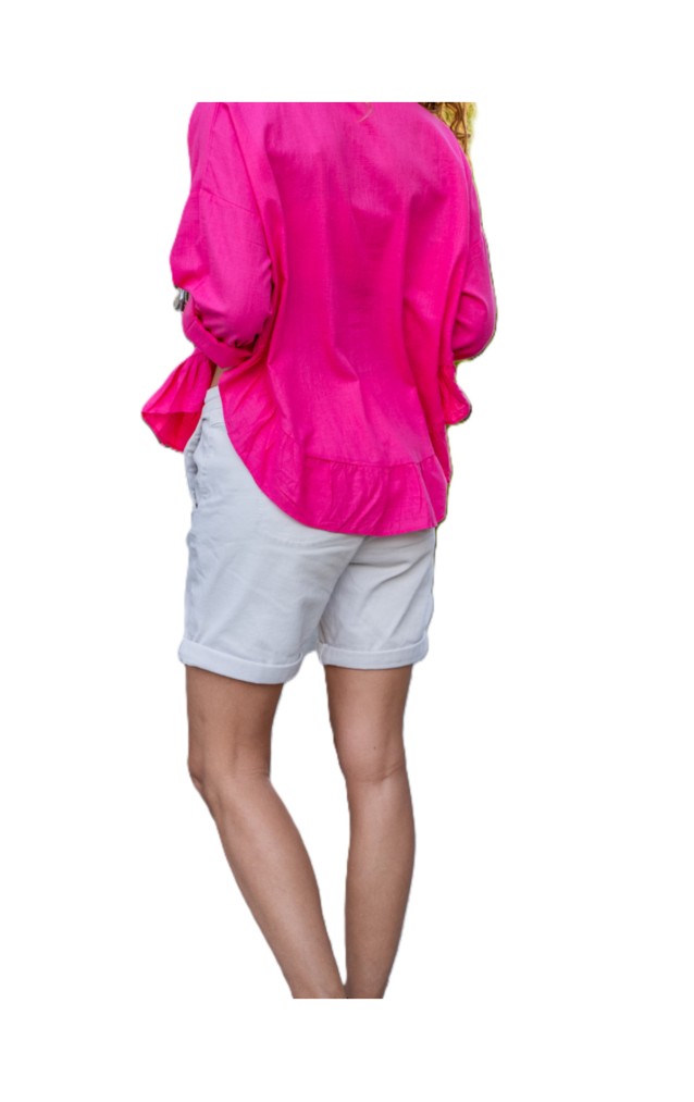 Pasaklı Giyim Kadın %100 Pamuk Gömlek 3570330 Fuşya
