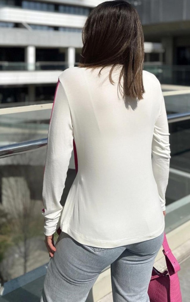 Pasaklı Giyim Kadın Asimetrik Bluz 3586200 Beyaz