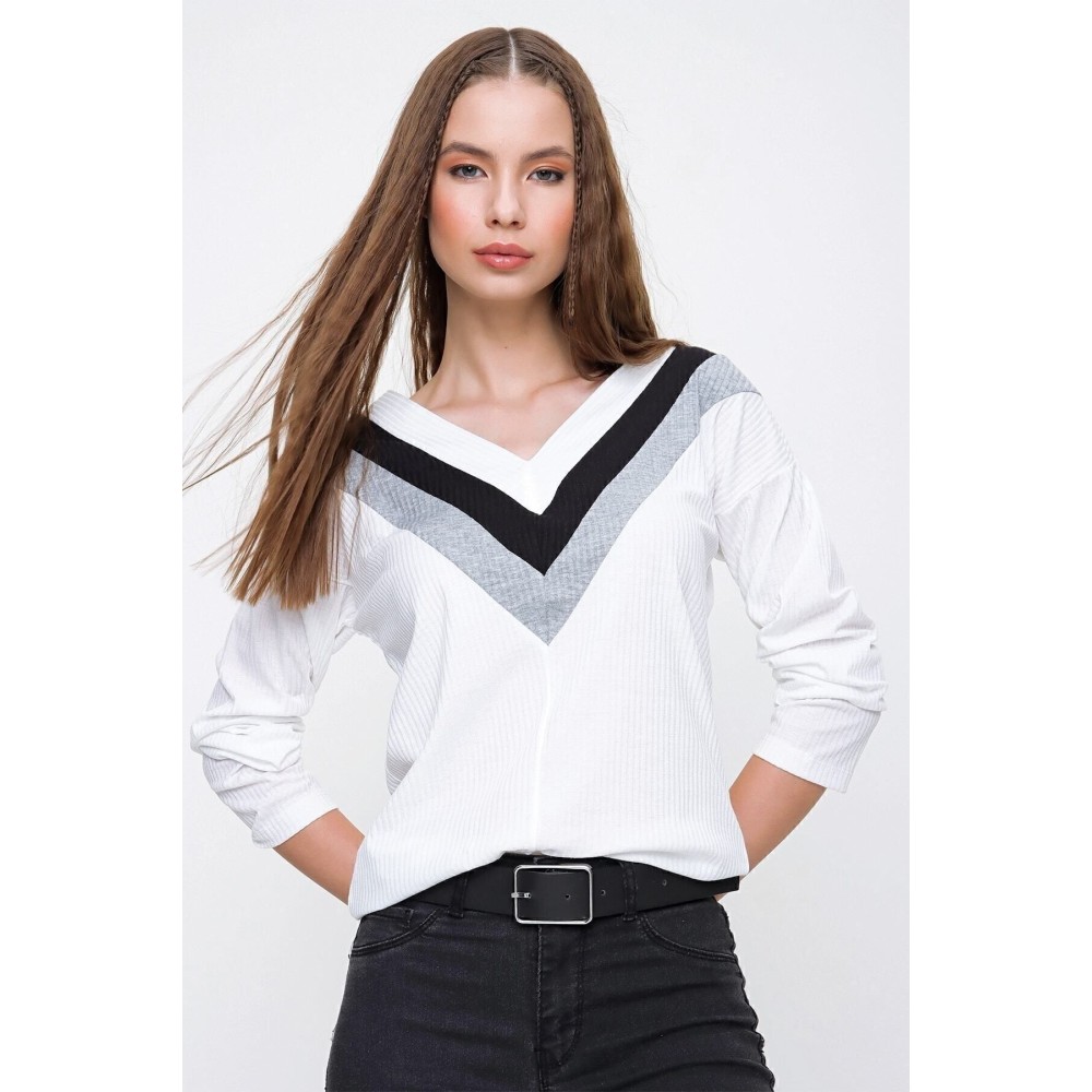 Pasaklı Giyim Pasaklı Giyim Yumoş Kazak Ekru - Premium Kadın Giyim