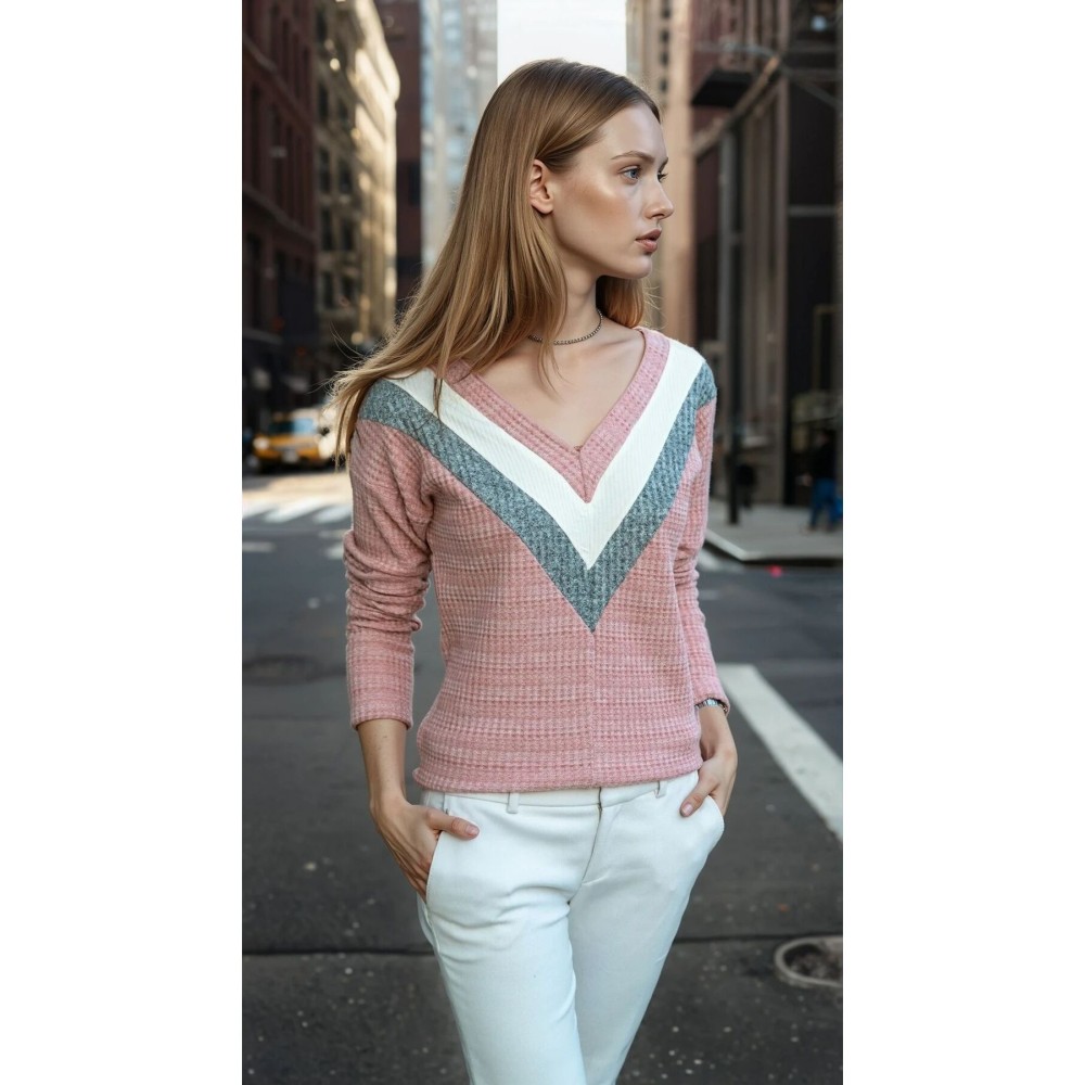 Pasaklı Giyim Pasaklı Giyim Yumoş Kazak Pudra - Premium Kadın Giyim